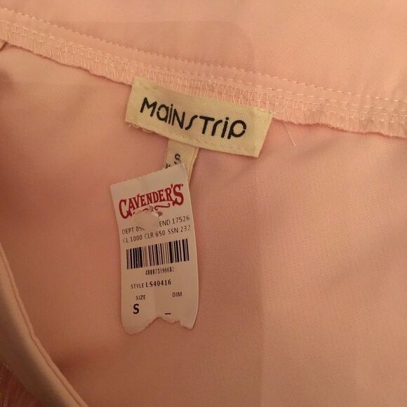 NWT Main Strip Pink Ombré Fringe Mini Skirt - Picture 4 of 4